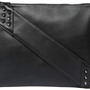 Fashion Women Clutches Rivet PU Leather Crossbody Bag Envelope Clutch Purse with